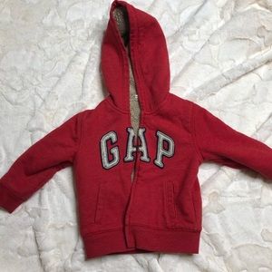 Baby GAP fleece lined hoodie